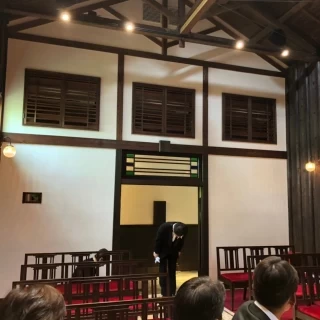 酒蔵をリノベーションした挙式会場です。