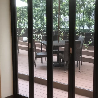テラス、デザートビュッフェ