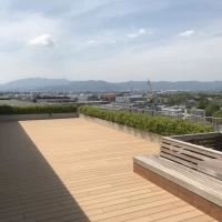 テラスから別角度で