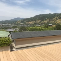 テラスから
