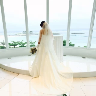 海をバックに写真が映えます