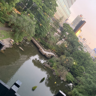 披露宴会場からの景色