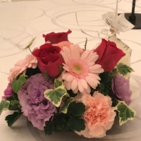 1番値段の張らないお花。これでも十分綺麗！
