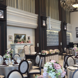 時計がモチーフの会場