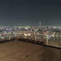 バルコニーからの夜景
夜も綺麗