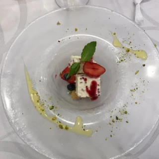 コース料理のデザート