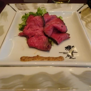 メインのローストビーフ
