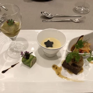 見学で頂いた料理です