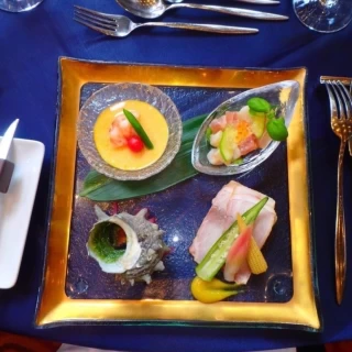 貝類の前菜
