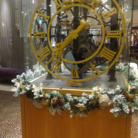 ロビーにある大きな時計
