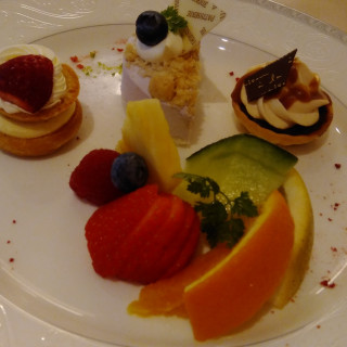 試食のデザート