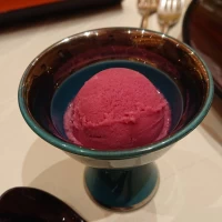 お口直しのシャーベット