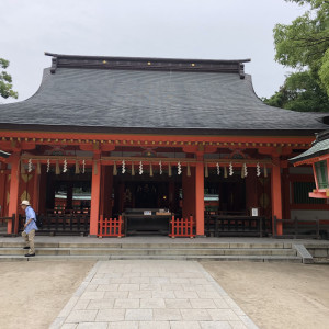 ここが本殿です。ここで挙式を行いました。|531575さんの住吉神社(博多)の写真(797523)