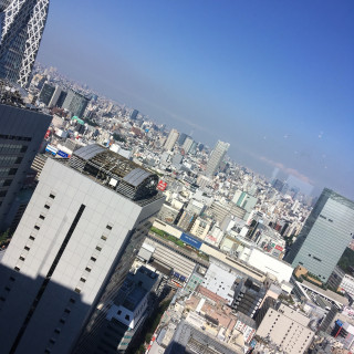 披露宴会場からの景色です