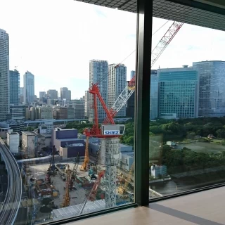 披露宴会場窓からの景色