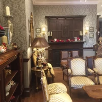 控え室が本当にお洒落で、お店のようです。