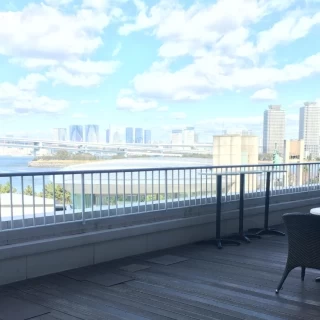 会場から見える景色です。