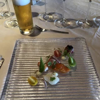 前菜です。お料理はとても美味しかったです！