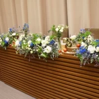 ナチュラルな高砂席