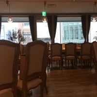 梅田駅が一望できます。