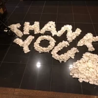お見送りはThank you。マークや文字も選べます。