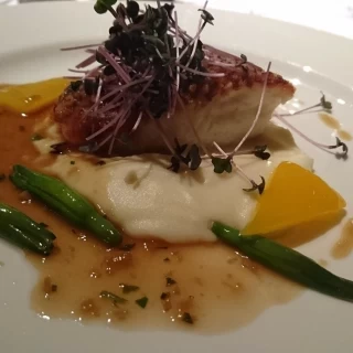 お魚料理。おいしかったです。