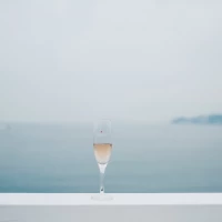 あいにくの曇りでしたが雰囲気はばっちりのデッキです