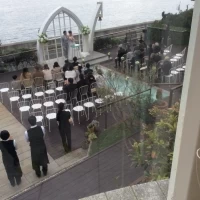 リゾート施設のような会場