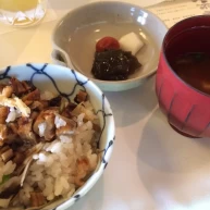 しめは穴子ご飯です。