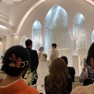 挙式中