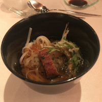 秋田 稲庭絹女うどん
うなぎの蒲焼といくらおろし