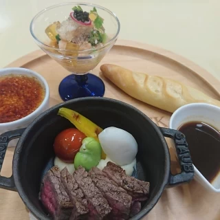 ブライダルフェアの試食ハーフコース