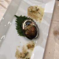 魚料理(アワビ)