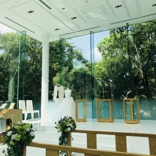 緑あふれるチャペルです