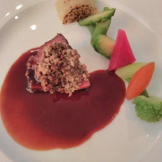 ブライダルフェアの婚礼料理の試食