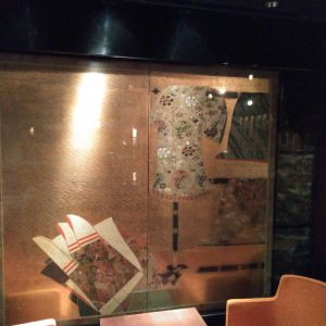 待合室の和のアート|533976さんの京都ノーザンチャーチ北山教会の写真(998291)
