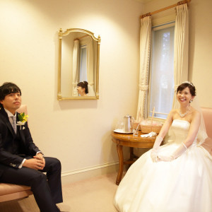 挙式の控え室|534116さんの仙台ロイヤルパークホテルの写真(793237)