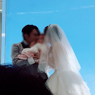 自由度の高い人前式を提案して下さり、娘に誓いのキス