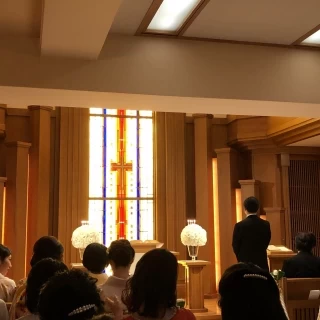 ステンドグラスがとても綺麗でした