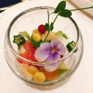 見た目だけでなく味も美味しかったです。