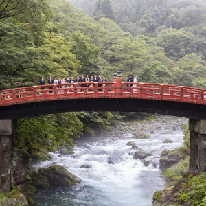 神橋の渡橋式の様子|534394さんの日光二荒山神社の写真(794841)