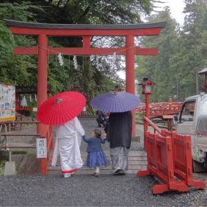 神橋の前の鳥居|534394さんの日光二荒山神社の写真(794839)