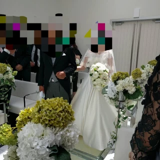 チャペル
新婦父親と