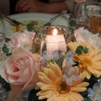 各テーブルの花