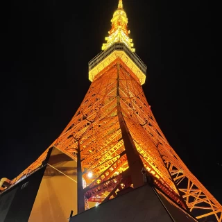 午後の部だったので、終わった頃に夜の東京タワーも楽しめました