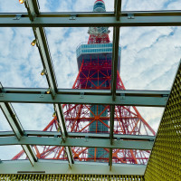 披露宴会場から見える東京タワー