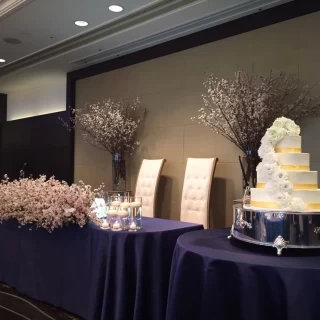 ウェディングケーキです。