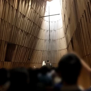 チャペルでの模擬挙式