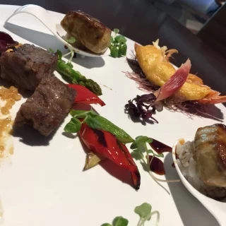 ワンプレートの料理