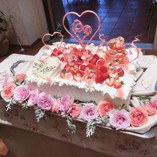 とてもかわいいケーキになりました。